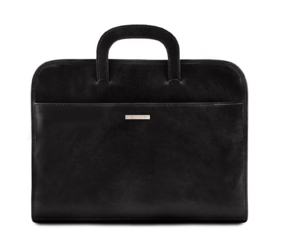 Купить Мужская кожаная папка - портфель Tuscany Leather Sorrento TL141022 (Черный), фото , характеристики, отзывы