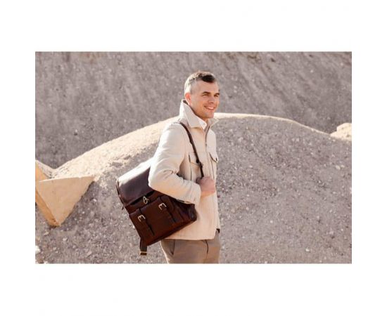 Придбати Большой кожаный рюкзак - The Odyssey  - Коричневый цвет - Time Resistance 5214401, image , зображення 5, характеристики, відгуки