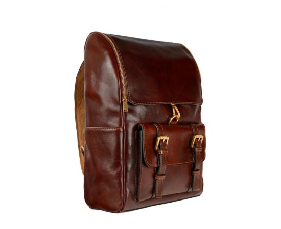 Придбати Большой кожаный рюкзак - The Odyssey  - Коричневый цвет - Time Resistance 5214401, image , зображення 7, характеристики, відгуки