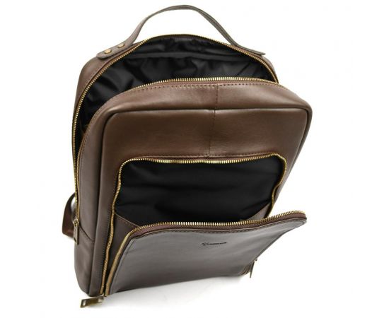 Придбати Деловой кожаный рюкзак для ноутбука 14" GC-1239-4lx TARWA, image , зображення 7, характеристики, відгуки