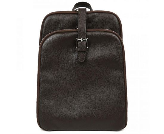 Придбати Кожаный итальянский рюкзак Firenze HB03334C кофейный, image , зображення 2, характеристики, відгуки