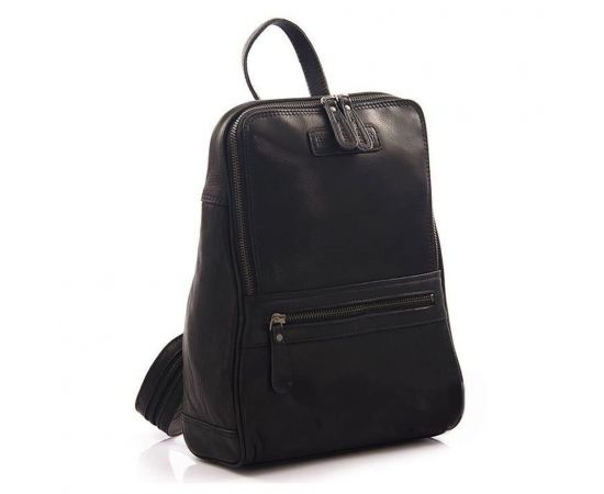 Купить Рюкзак кожаный черного цвета HILL BURRY HB2399A, фото , характеристики, отзывы