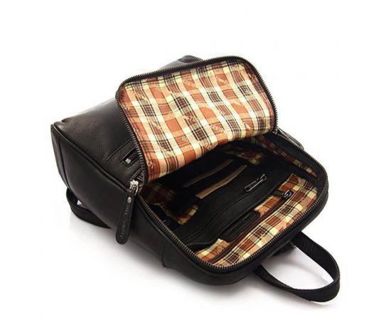 Купить Рюкзак кожаный черного цвета HILL BURRY HB2399A, фото , изображение 3, характеристики, отзывы