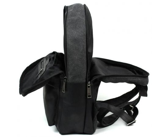 Купить Рюкзак из лошадиной кожи и канваса серый TARWA RAG-7273-3md, фото , изображение 7, характеристики, отзывы