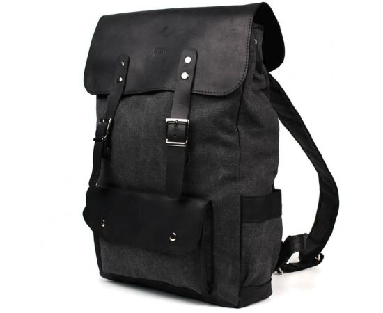Купить Рюкзак для ноутбука из канвас и крейзи хорс RAG-9001-4lx TARWA, фото , изображение 3, характеристики, отзывы