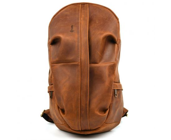 Придбати Мужской кожаный городской рюкзак рыжий крейзи хорс RB-7340-3md TARWA, image , характеристики, відгуки