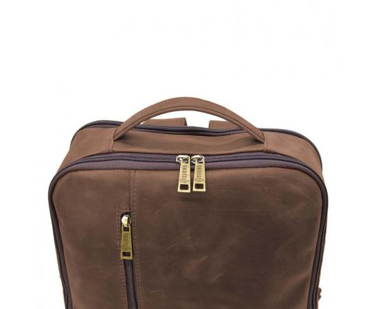 Придбати Кожаный рюкзак коричневый TARWA RC-7287-3md лошадиная кожа, image , зображення 6, характеристики, відгуки