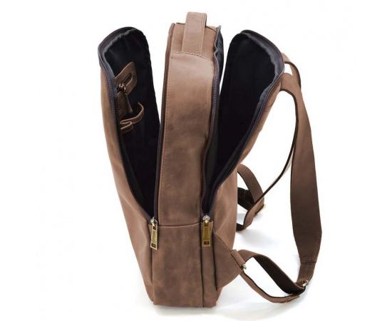 Придбати Кожаный рюкзак коричневый TARWA RC-7287-3md лошадиная кожа, image , зображення 9, характеристики, відгуки
