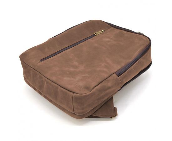Придбати Кожаный рюкзак коричневый TARWA RC-7287-3md лошадиная кожа, image , зображення 10, характеристики, відгуки