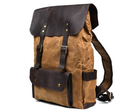Купить Рюкзак для ноутбука из канвас и крейзи хорс RCW-9001-4lx TARWA, фото , изображение 3, характеристики, отзывы