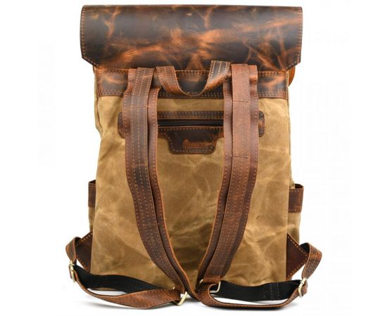 Придбати Рюкзак для ноутбука из канвас и крейзи хорс RYw-9001-4lx бренда TARWA, image , зображення 2, характеристики, відгуки