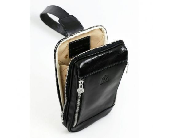 Придбати Сумка нагрудная, слинг, рюкзак на одно плечо - Kim - черная Time Resistance 5221701, image , зображення 6, характеристики, відгуки