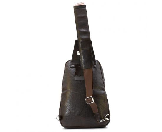 Купить Кожаная нагрудная сумка слинг Grande Pelle 723620, фото , изображение 2, характеристики, отзывы