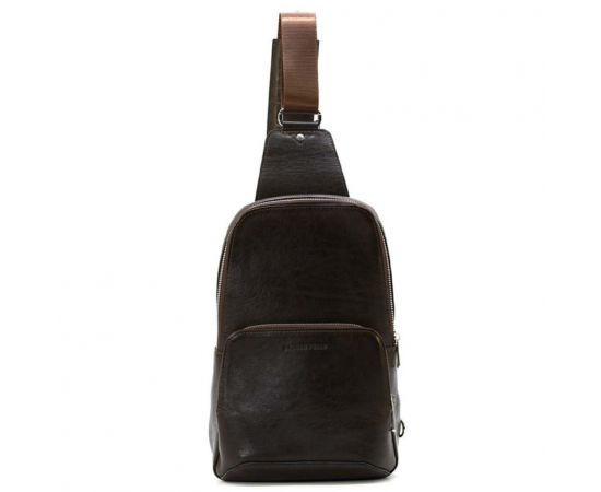 Купить Кожаная нагрудная сумка слинг Grande Pelle 723620, фото , изображение 3, характеристики, отзывы