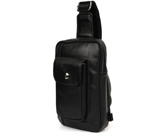 Придбати Мужской черный слинг из кожи Наппа GA-0804-3md TARWA, image , характеристики, відгуки