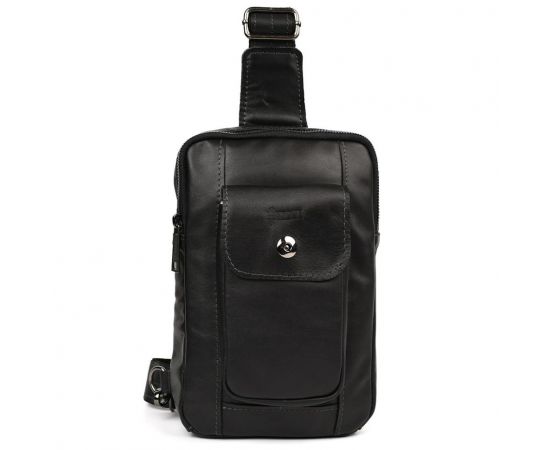 Придбати Мужской черный слинг из кожи Наппа GA-0804-3md TARWA, image , зображення 2, характеристики, відгуки