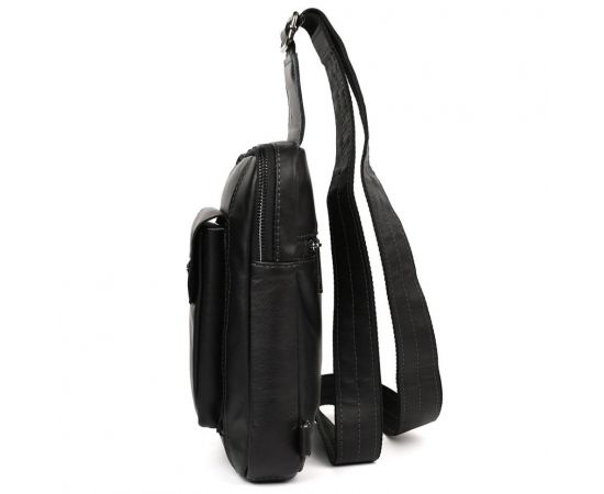 Придбати Мужской черный слинг из кожи Наппа GA-0804-3md TARWA, image , зображення 6, характеристики, відгуки