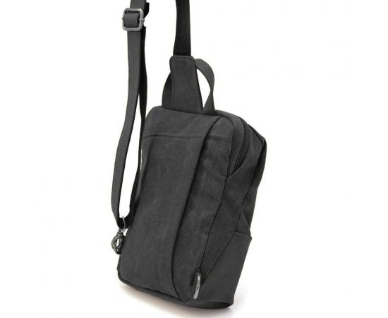 Купить Слинг через плечо, нагрудная сумка из кожи и канвас TARWA RAg-1905-3md, фото , изображение 5, характеристики, отзывы