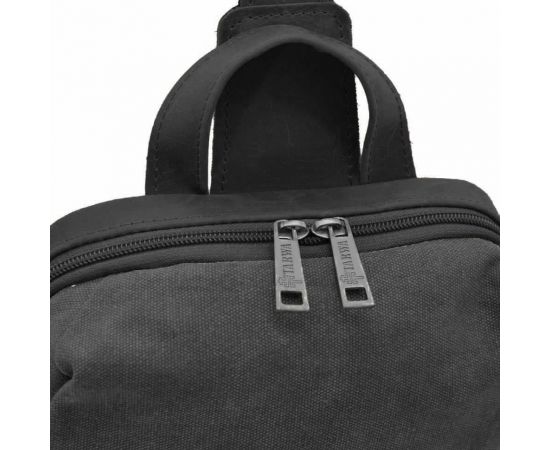 Купить Слинг через плечо, нагрудная сумка из кожи и канвас TARWA RAg-1905-3md, фото , изображение 6, характеристики, отзывы