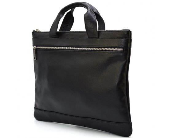 Придбати Сумка папка для документов А4 кожа TARWA GA-7100-4lx черная, image , зображення 3, характеристики, відгуки