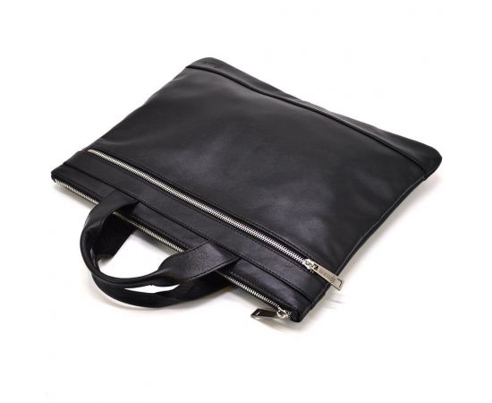 Придбати Сумка папка для документов А4 кожа TARWA GA-7100-4lx черная, image , зображення 5, характеристики, відгуки