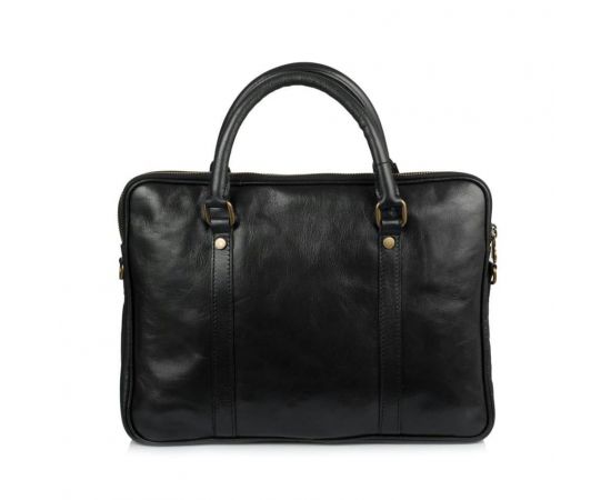 Купить Стильная кожаная сумка черная Firenze 0502Blc, фото , изображение 4, характеристики, отзывы