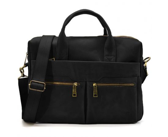 Купить Мужская черная кожаная сумка для ноутбука RA-7122-3md TARWA, фото , характеристики, отзывы