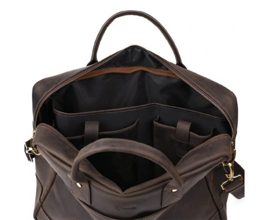 Купить Мужская сумка для ноутбука 17 дюймов, документов RC-0458-4lx TARWA коричневая, фото , изображение 2, характеристики, отзывы