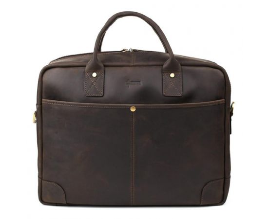 Купить Мужская сумка для ноутбука 17 дюймов, документов RC-0458-4lx TARWA коричневая, фото , изображение 3, характеристики, отзывы
