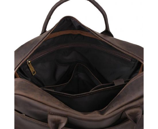 Купить Мужская сумка для ноутбука 17 дюймов, документов RC-0458-4lx TARWA коричневая, фото , изображение 8, характеристики, отзывы