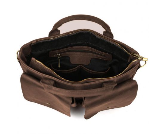 Придбати Сумка-портфель мужская на плечо с ручками TARWA Коричневый RC-3990-3md, image , зображення 7, характеристики, відгуки