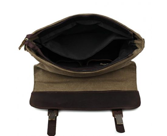 Купить Мужской портфель из канваса и кожи наппа TARWA RCH-3920-3md, фото , изображение 7, характеристики, отзывы