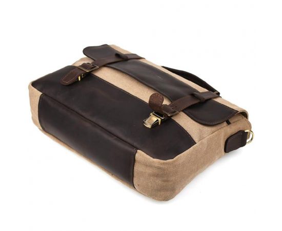 Купить Мужской портфель из канваса и кожи наппа TARWA RCS-3920-3md, фото , изображение 7, характеристики, отзывы