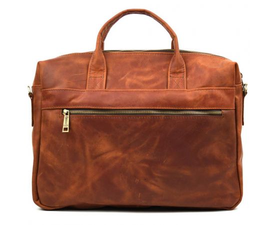 Придбати Увеличенная сумка для ноутбука 15-17 дюймов коньячная TARWA RB-7122-3mdL, image , зображення 6, характеристики, відгуки