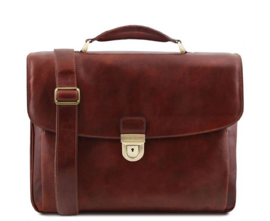 Купить Кожаный мужской портфель мультифункциональный Alessandria Tuscany TL142067 (Коричневый), фото , характеристики, отзывы