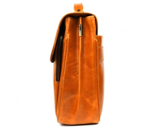 Купить Кожаный мужской портфель на два отделения TARWA GBalc-2067-4lx медовий, фото , изображение 6, характеристики, отзывы