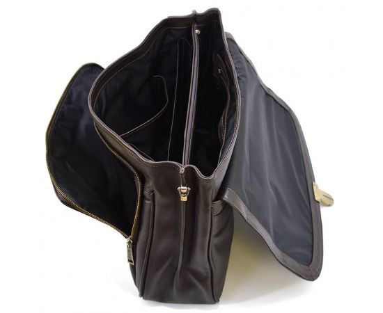 Купить Кожаный мужской портфель на два отделения TARWA GC-2067-4lx коричневый, фото , изображение 2, характеристики, отзывы