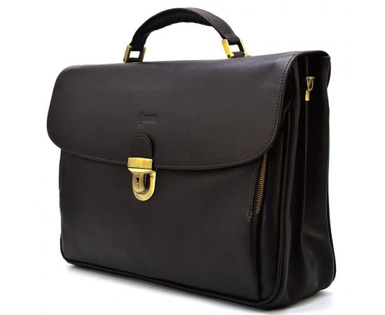 Купить Кожаный мужской портфель на два отделения TARWA GC-2067-4lx коричневый, фото , изображение 8, характеристики, отзывы