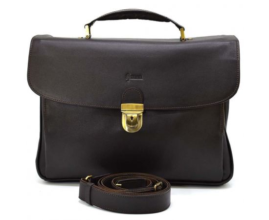 Купить Кожаный мужской портфель на два отделения TARWA GC-2067-4lx коричневый, фото , изображение 9, характеристики, отзывы