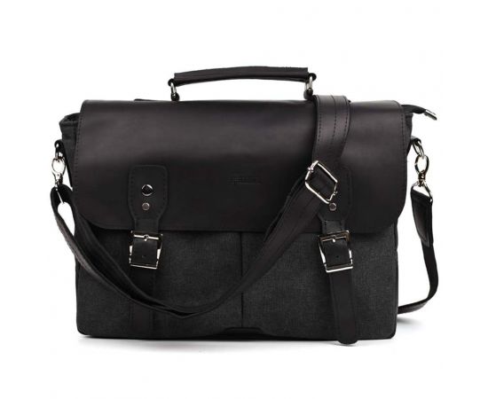 Купить Мужская сумка портфель из канвас и лошадиной кожи TARWA RAG-3960-3md, фото , изображение 5, характеристики, отзывы
