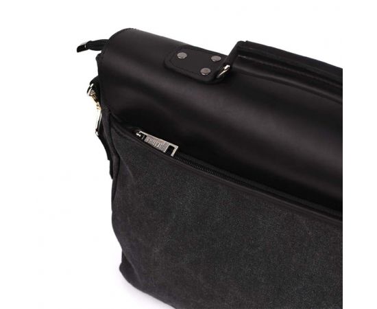 Купить Мужская сумка портфель из канвас и лошадиной кожи TARWA RAG-3960-3md, фото , изображение 6, характеристики, отзывы
