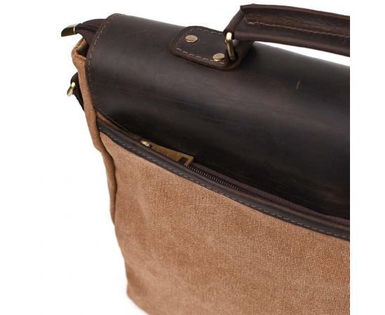 Купить Мужская сумка портфель из канваса и кожий TARWA RCc-3960-3md, фото , изображение 5, характеристики, отзывы