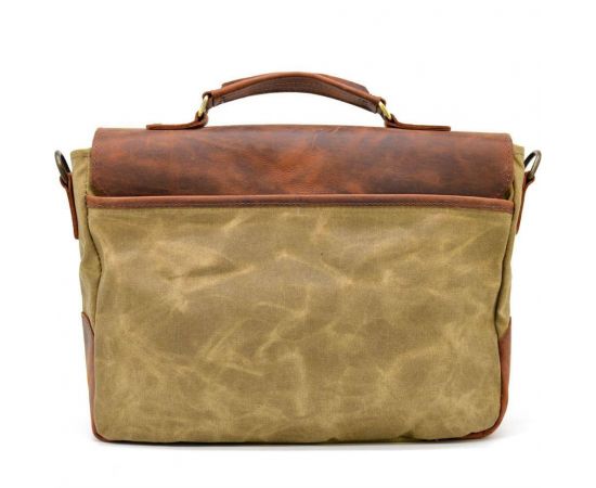 Купить Мужская сумка-портфель водостойкий канвас и кожа RYc-3960-3md TARWA, фото , изображение 4, характеристики, отзывы