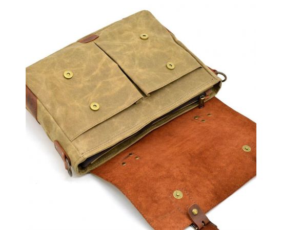 Купить Мужская сумка-портфель водостойкий канвас и кожа RYc-3960-3md TARWA, фото , изображение 6, характеристики, отзывы
