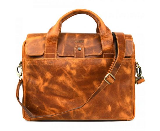 Купить Кожаная сумка-портфель для ноутбука RY-1812-4lx TARWA пуллап крейзи хорс, фото , изображение 4, характеристики, отзывы