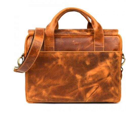 Купить Кожаная сумка-портфель для ноутбука RY-1812-4lx TARWA пуллап крейзи хорс, фото , изображение 5, характеристики, отзывы