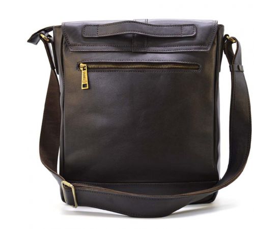Купить Мужская кожаная сумка через плечо GC-1811-4lx TARWA коричневая, фото , изображение 2, характеристики, отзывы