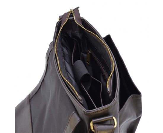 Купить Мужская кожаная сумка через плечо GC-1811-4lx TARWA коричневая, фото , изображение 3, характеристики, отзывы