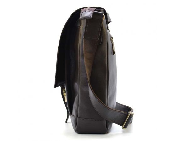 Купить Мужская кожаная сумка через плечо GC-1811-4lx TARWA коричневая, фото , изображение 5, характеристики, отзывы