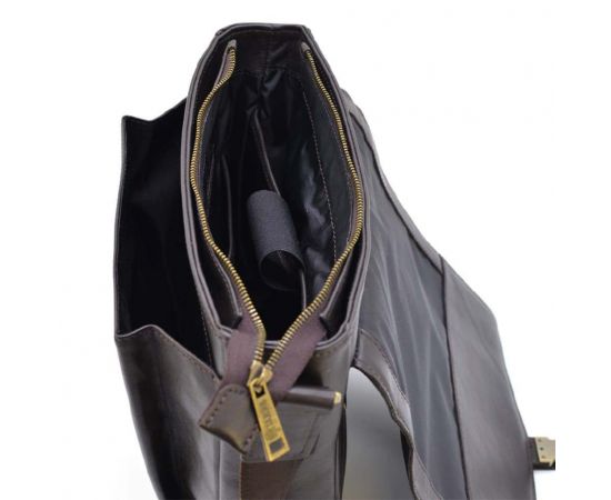 Купить Мужская кожаная сумка через плечо GC-1811-4lx TARWA коричневая, фото , изображение 7, характеристики, отзывы